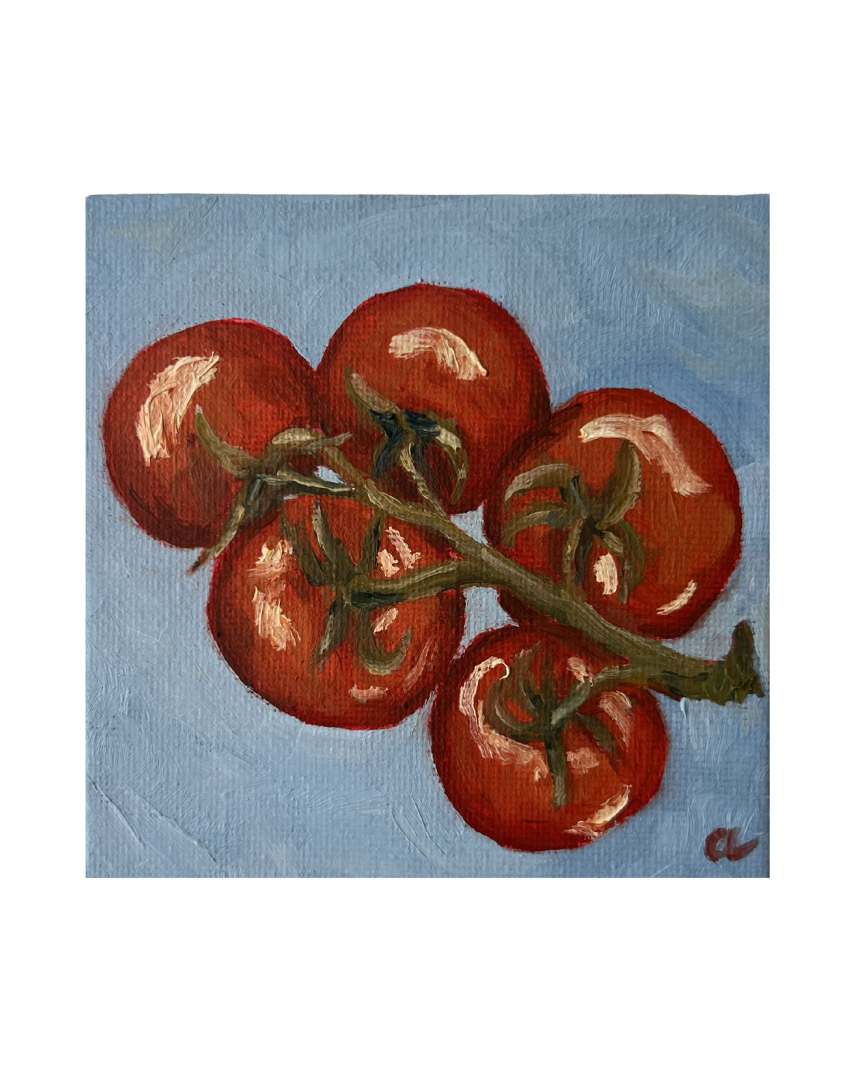 "Cherry Tomatoes" - Original (10 x 10cm)
