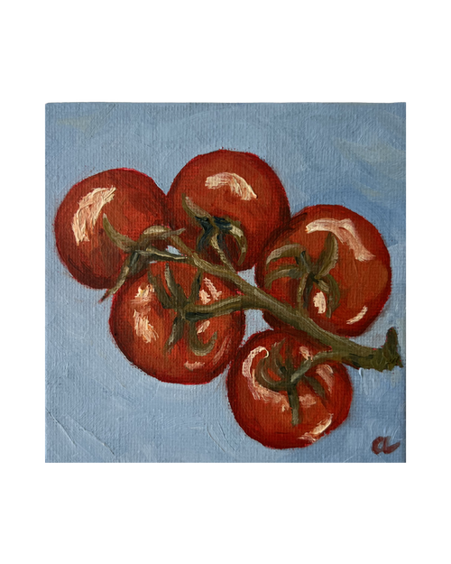 "Cherry Tomatoes" - Original (10 x 10cm)