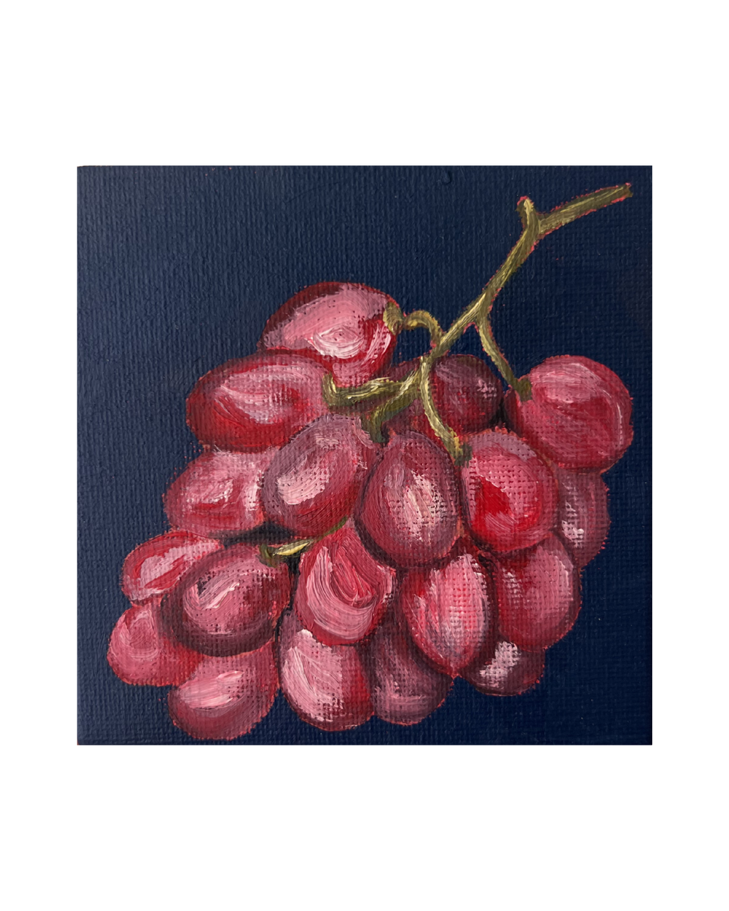 "Grapes" - Original (10 x 10cm)