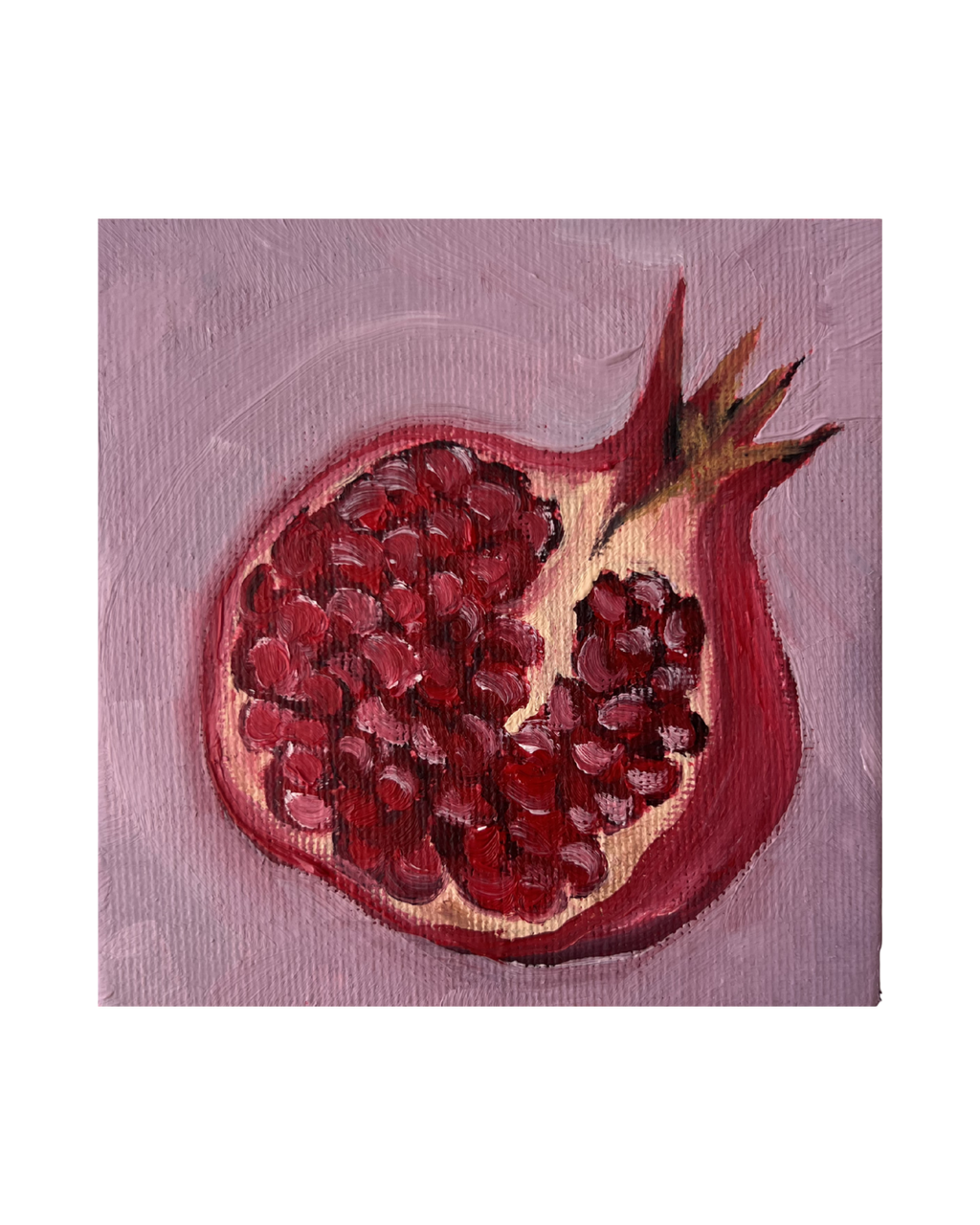 "Pomegranate" - Original (10 x 10cm)