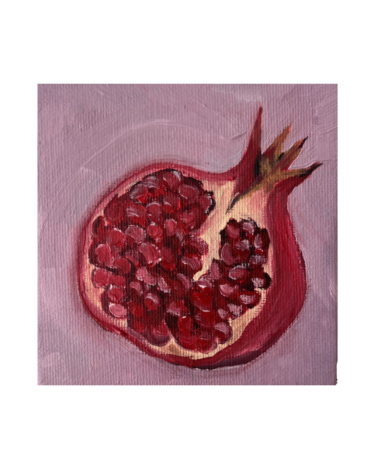 "Pomegranate" - Original (10 x 10cm)