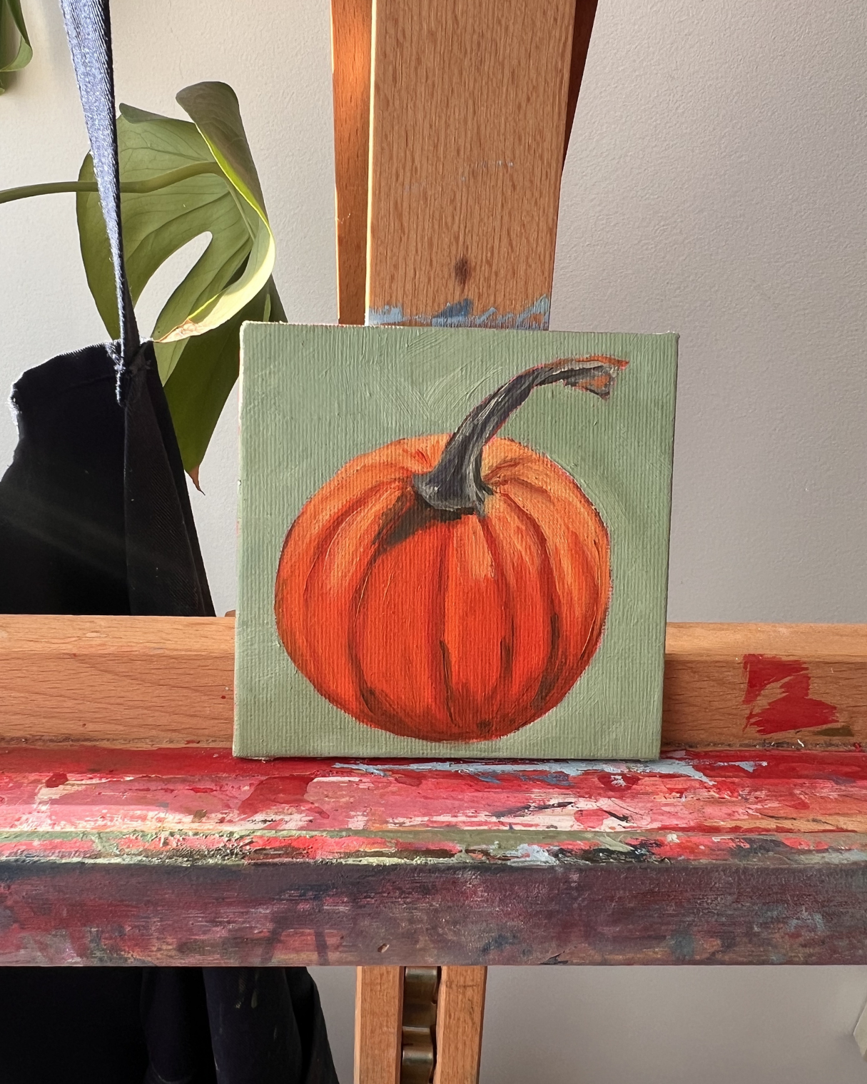 "Pumpkin" - Original (10 x 10cm)
