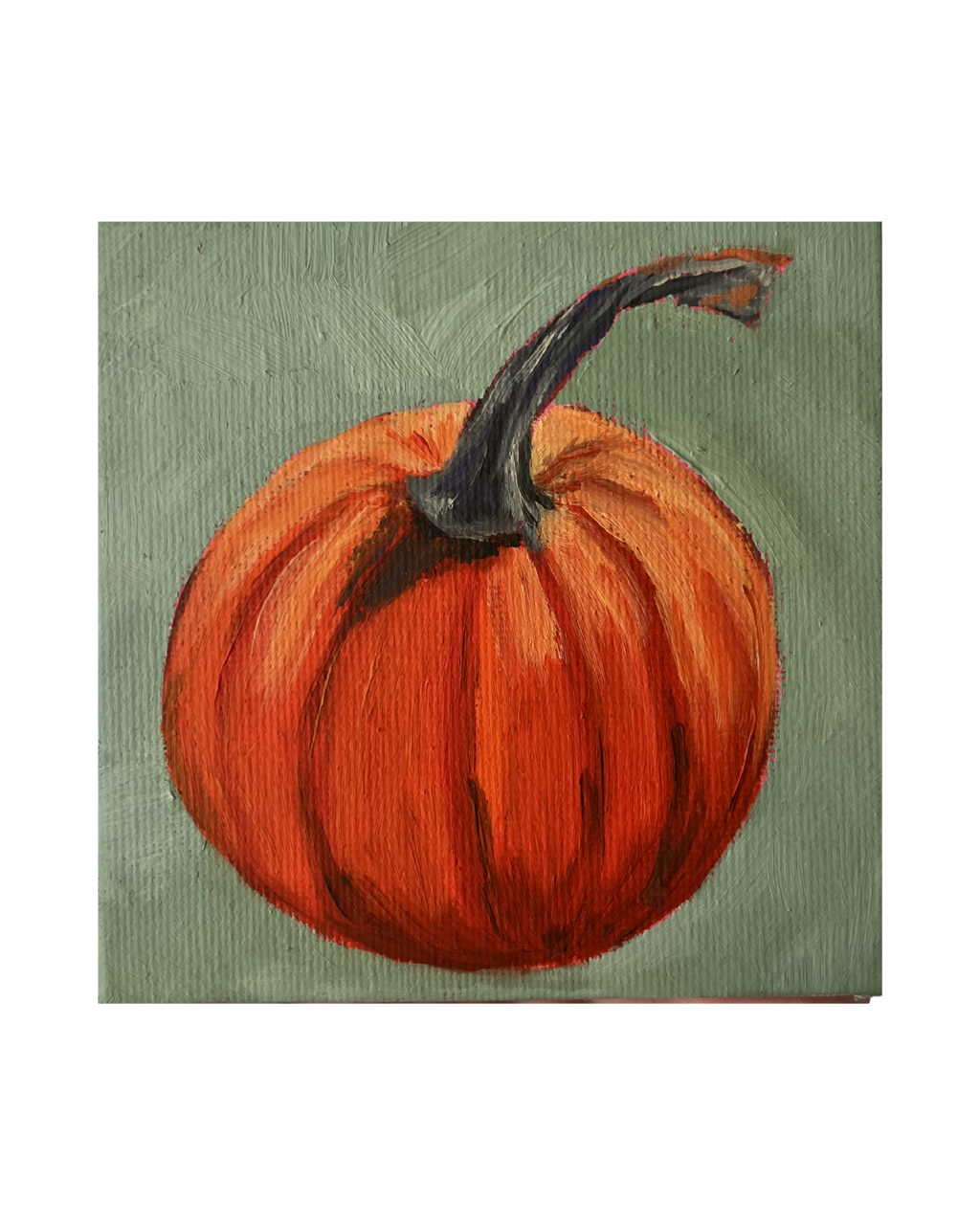 "Pumpkin" - Original (10 x 10cm)