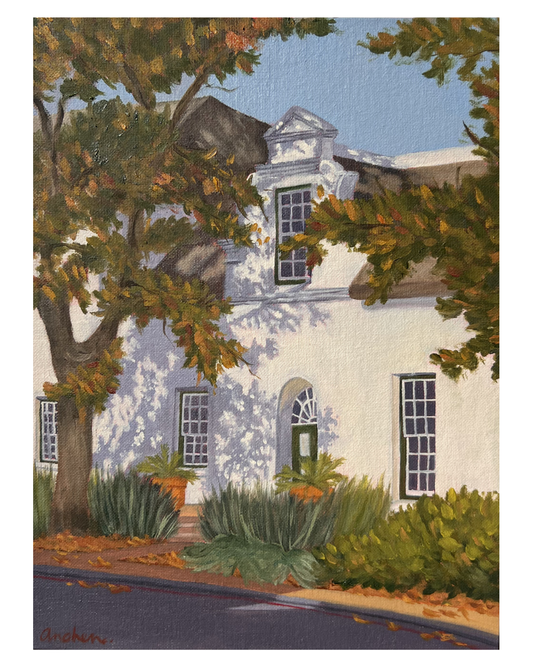 Dorp Street in Autumn - Print